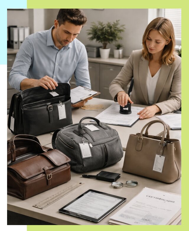 Сертификация сумок в Отрадном от 8153 руб. | Алешин-Трд
