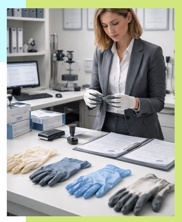 Сертификация перчаток в Отрадном от 9240 р. | Алешин-Трд