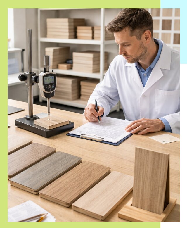 Сертификация ламината с испытаниями и оформлением документов в Отрадном