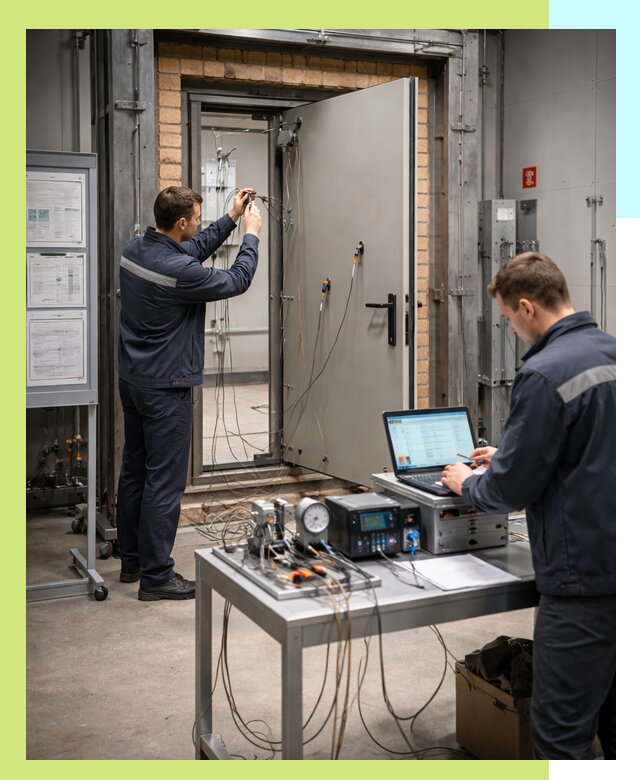 Сертификация противопожарных дверей в Отрадном по ГОСТ и ТР