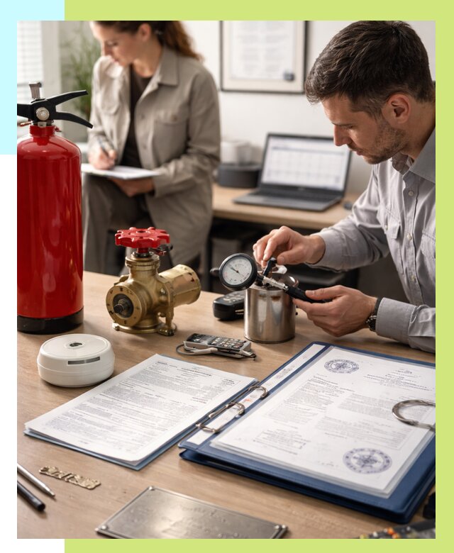 Сертификация пожарного оборудования в Отрадном от 16305 р.|Алешин-Трд