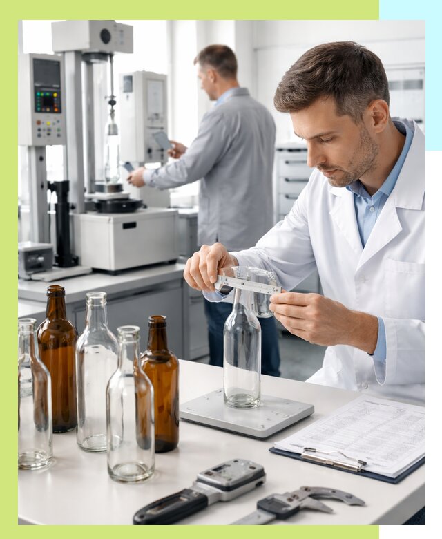 Сертификация стеклянных бутылок и сопутствующей упаковки в Отрадном