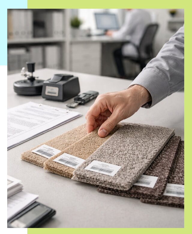 Сертификация ковролина в Отрадном от 16305 р., Алешин-Трд