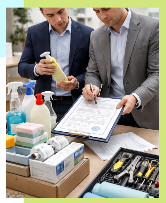 Сертификация хозяйственных товаров в Отрадном, от 19566 р. |Алешин-Трд