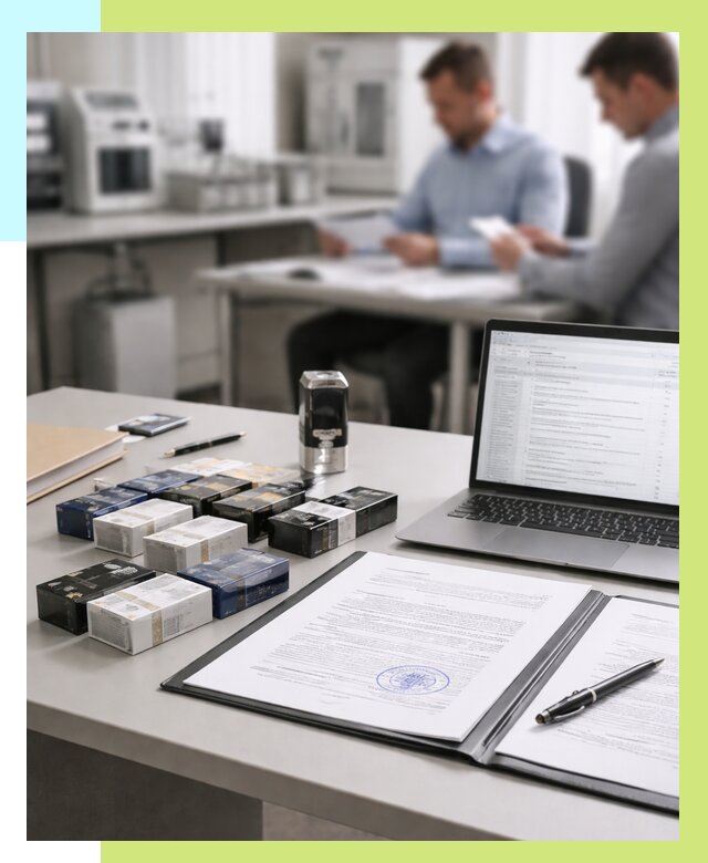 Сертификация сигарет под ключ в Отрадном от 48915 р. | Алешин-Трд