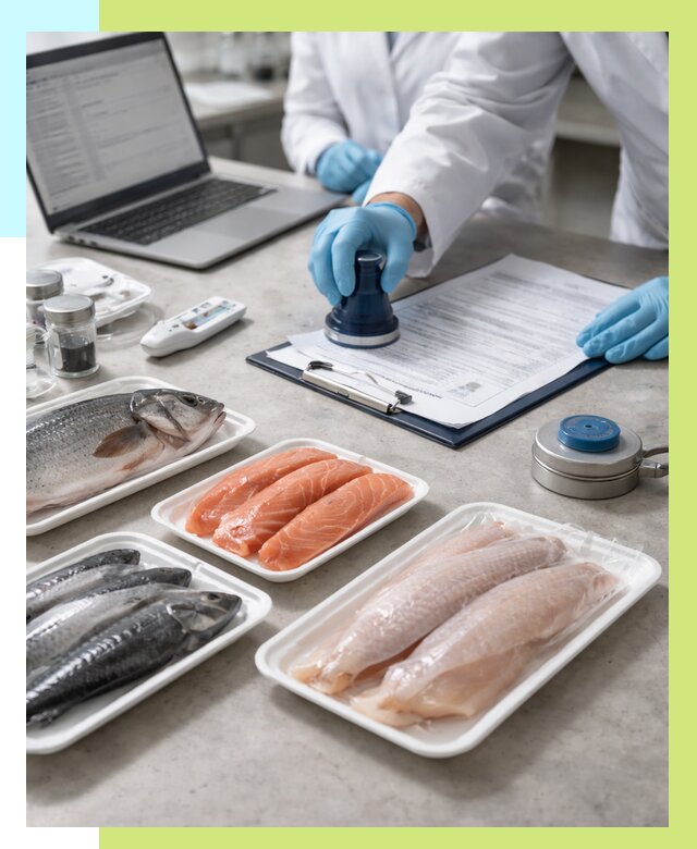 Сертификация рыбы и сертификат в Отрадном от 16305 р. | Алешин-Трд