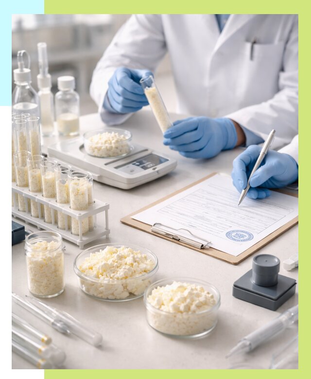Сертификация творога в Отрадном от 13044 р. под ключ | Алешин-Трд