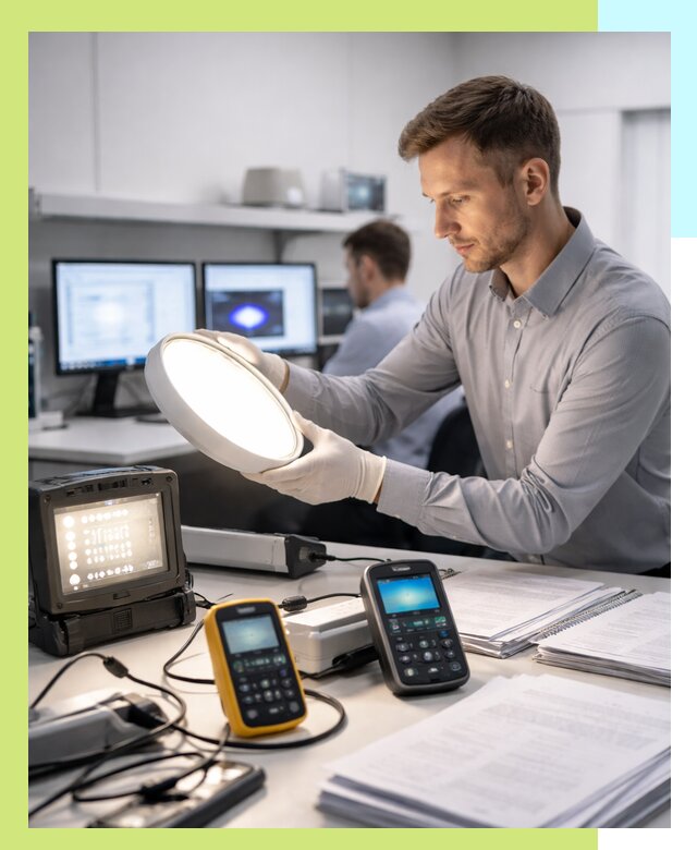 Сертификация светильников в Отрадном: испытания и оформление