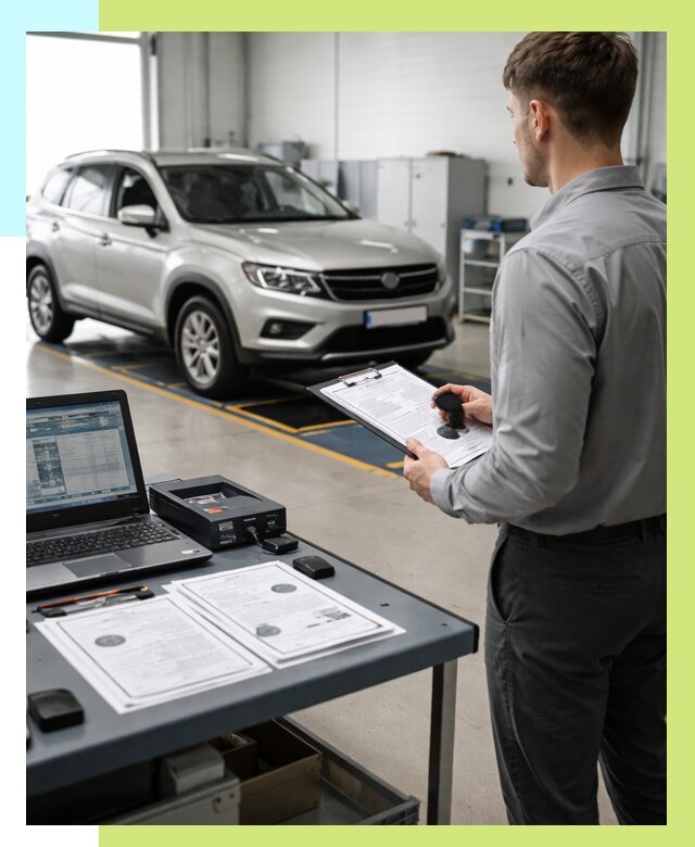 Сертификация транспортных средств в Отрадном от 13044 р. | Алешин-Трд