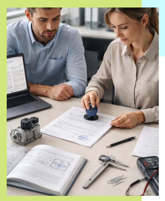 Выдача паспорта изделия и техническая экспертиза продукции в Отрадном