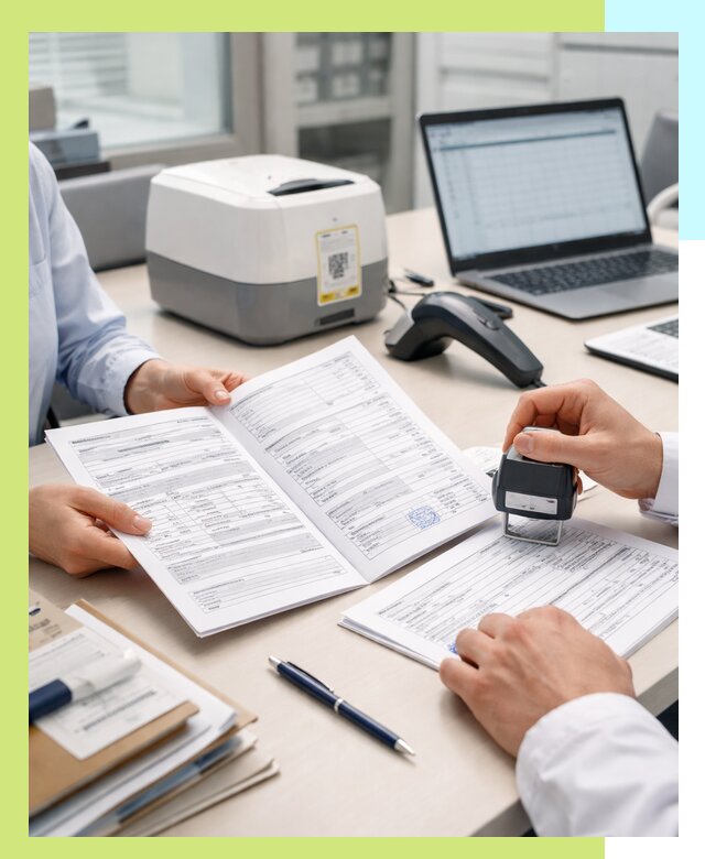 Оформление паспорта на товар и сопроводительных документов в Отрадном