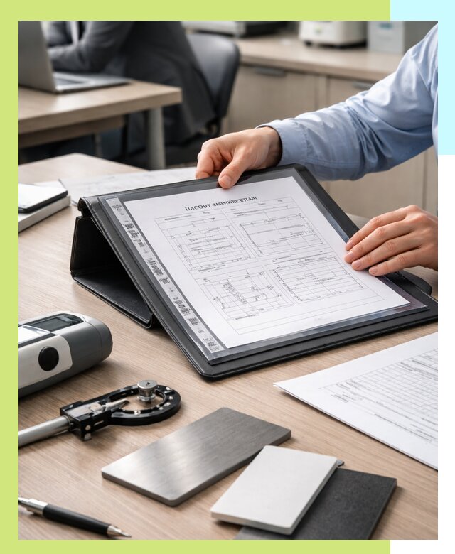 Оформление паспорта материала для продукции в Отрадном