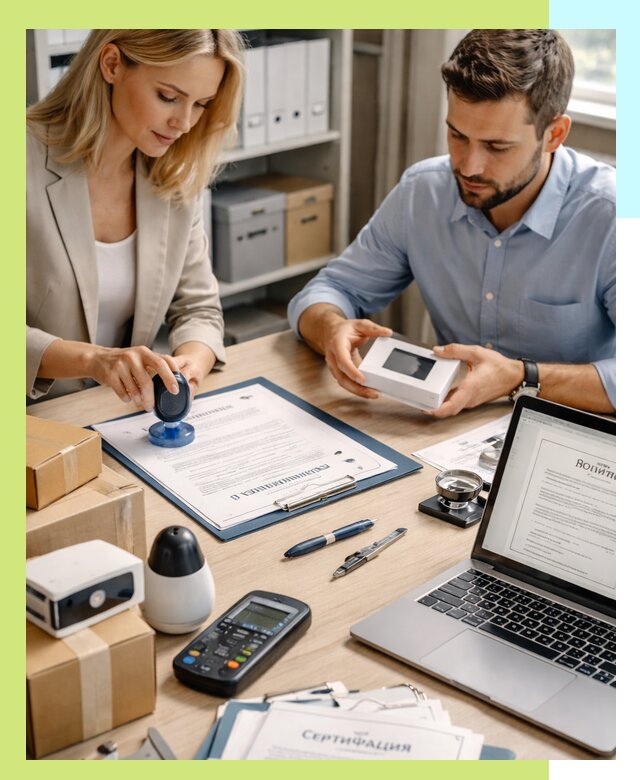 Получение сертификата соответствия на товар в Отрадном быстро