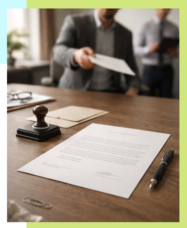 Отказное письмо по сертификации в Отрадном от 3805 р. | Алешин-Трд