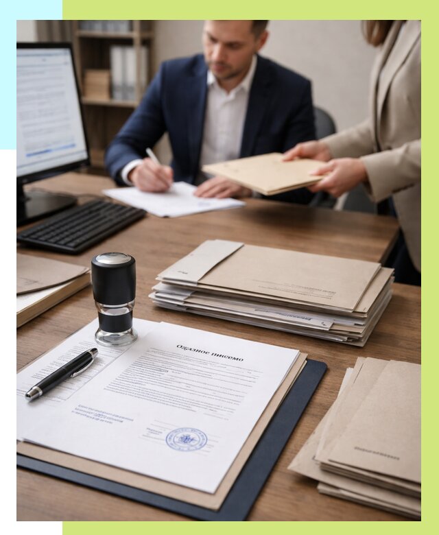 Отказное письмо для таможни в Отрадном от 3261 р, Алешин-Трд