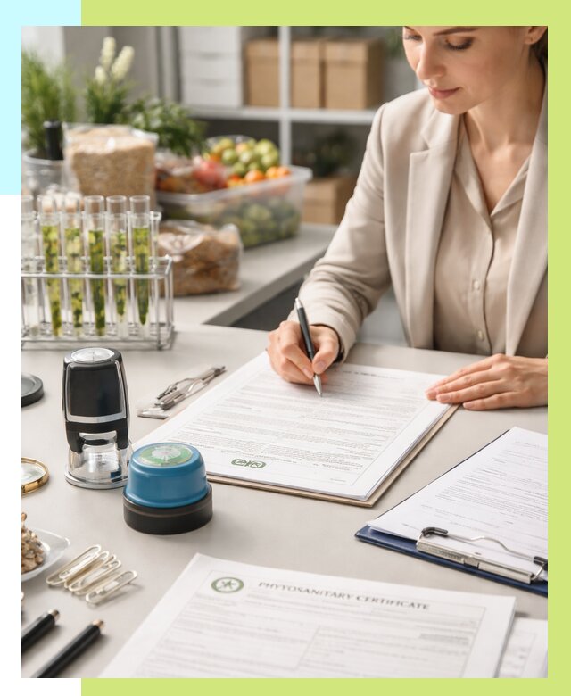 Фитосанитарный сертификат оформить в Отрадном от 4892 р. | Алешин-Трд