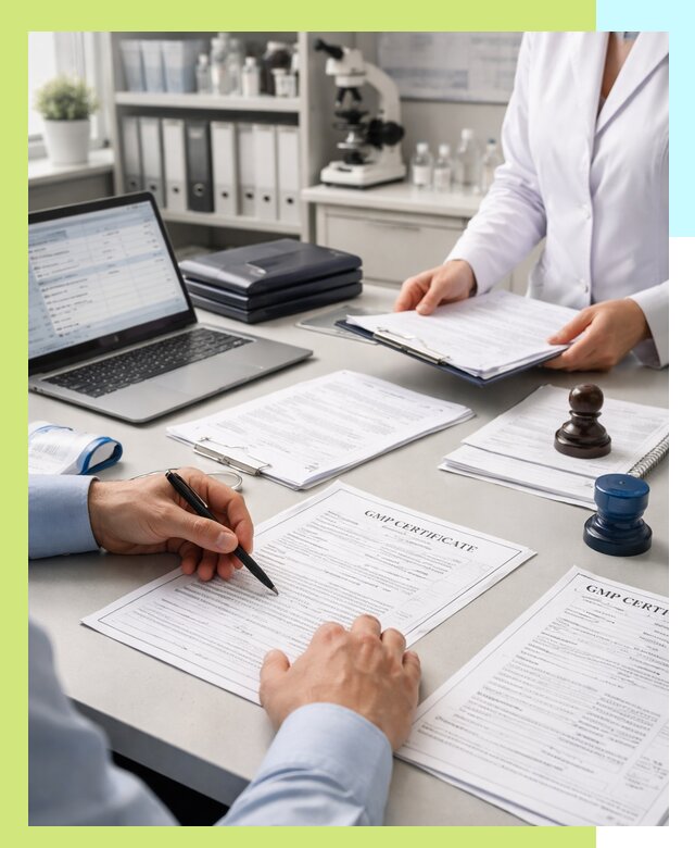 Оформление сертификата GMP в Отрадном для фармпроизводства