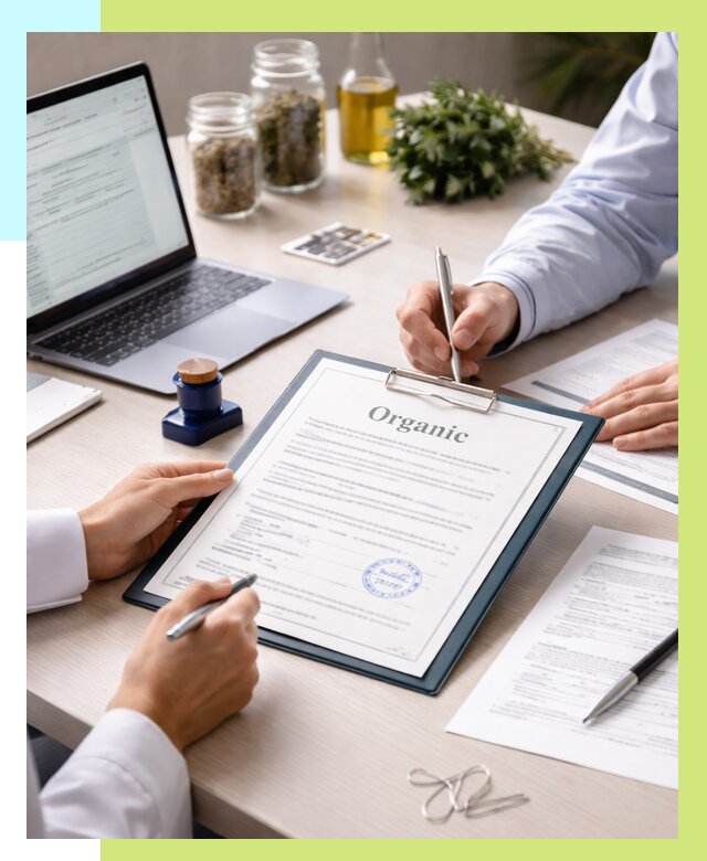 Оформление сертификат органик в Отрадном от 32610 р. | Алешин-Трд