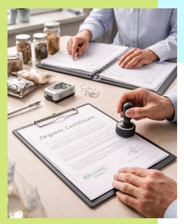 Получение органик сертификата для продукции в Отрадном