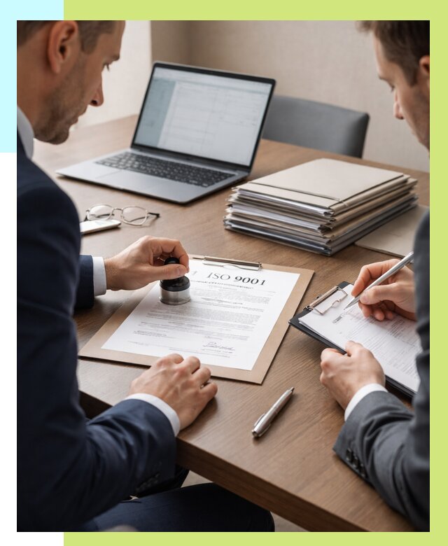 Сертификат ISO 9001 в Отрадном купить от 86960 р. | Алешин-Трд