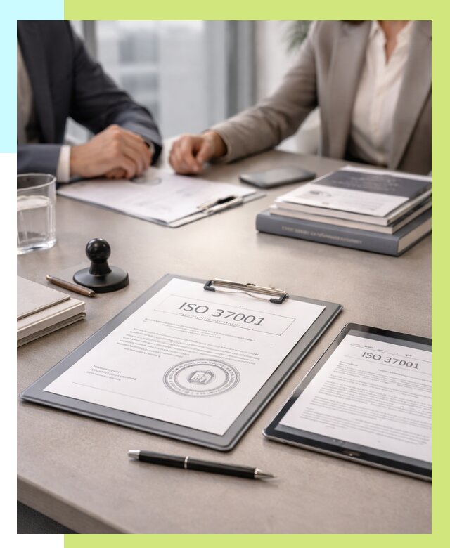 Сертификат ISO 37001 в Отрадном оформить от 130440 р. Алешин-Трд